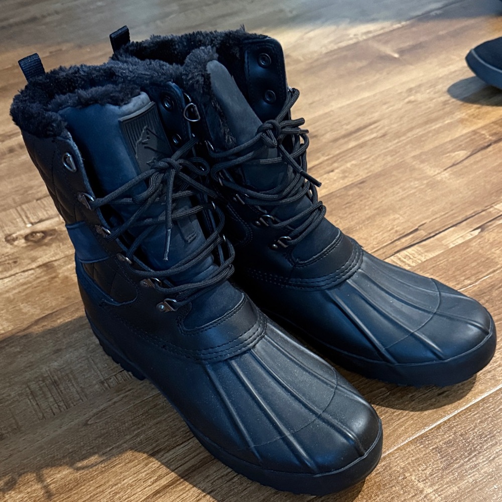 Men's Black Winter Boots